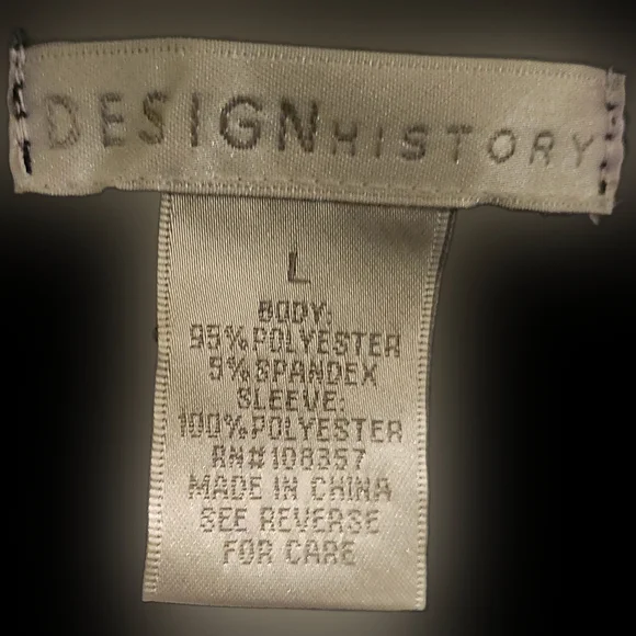 Design History Floral Puff Sleeve Top NWT - Picture 3 of 4